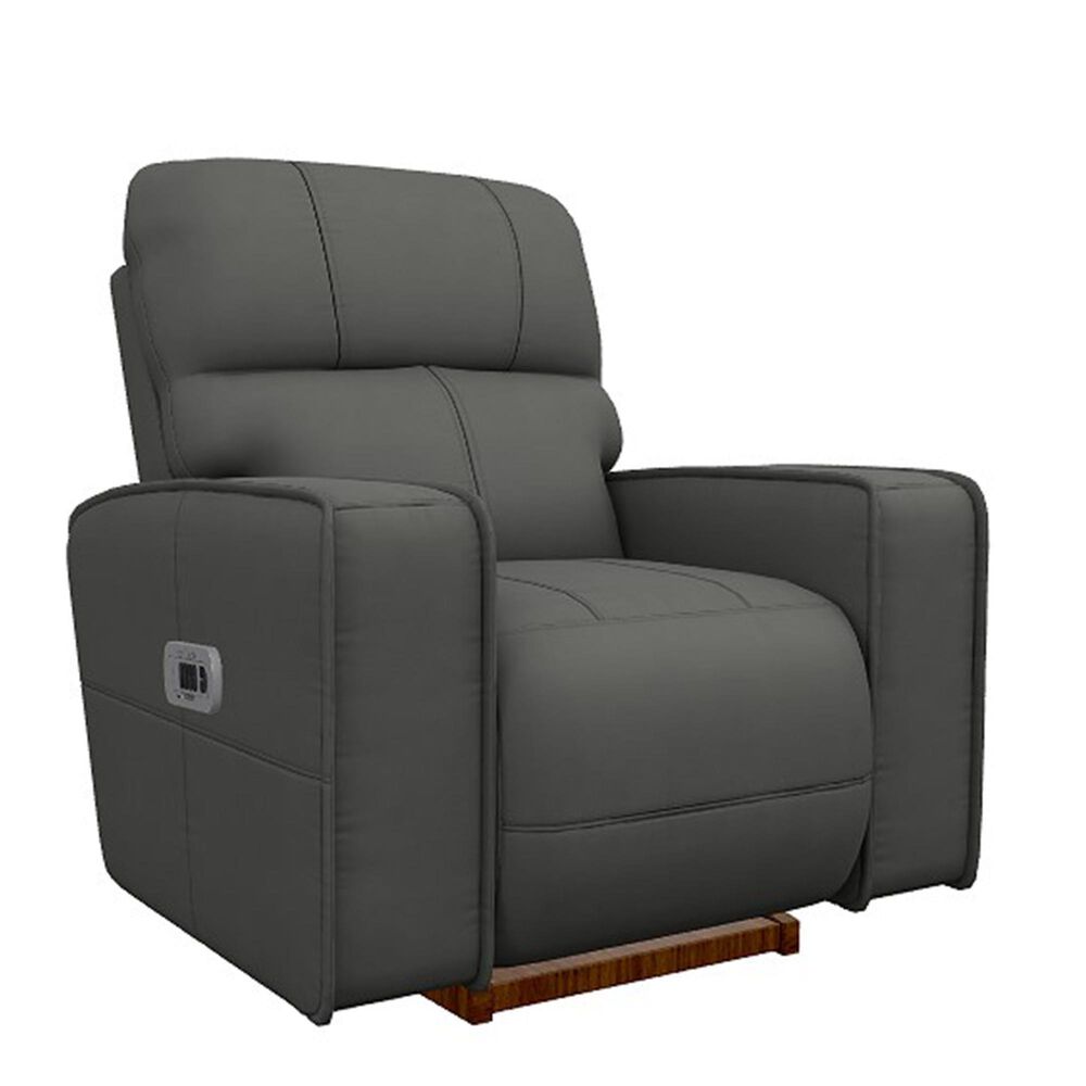 La-Z-Boy Maddox Power Rocker Recliner with Headrest and Lumbar in Slate, , large