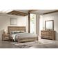 Crown Mark Elmer Dresser Mirror in Rustic Brown, , large