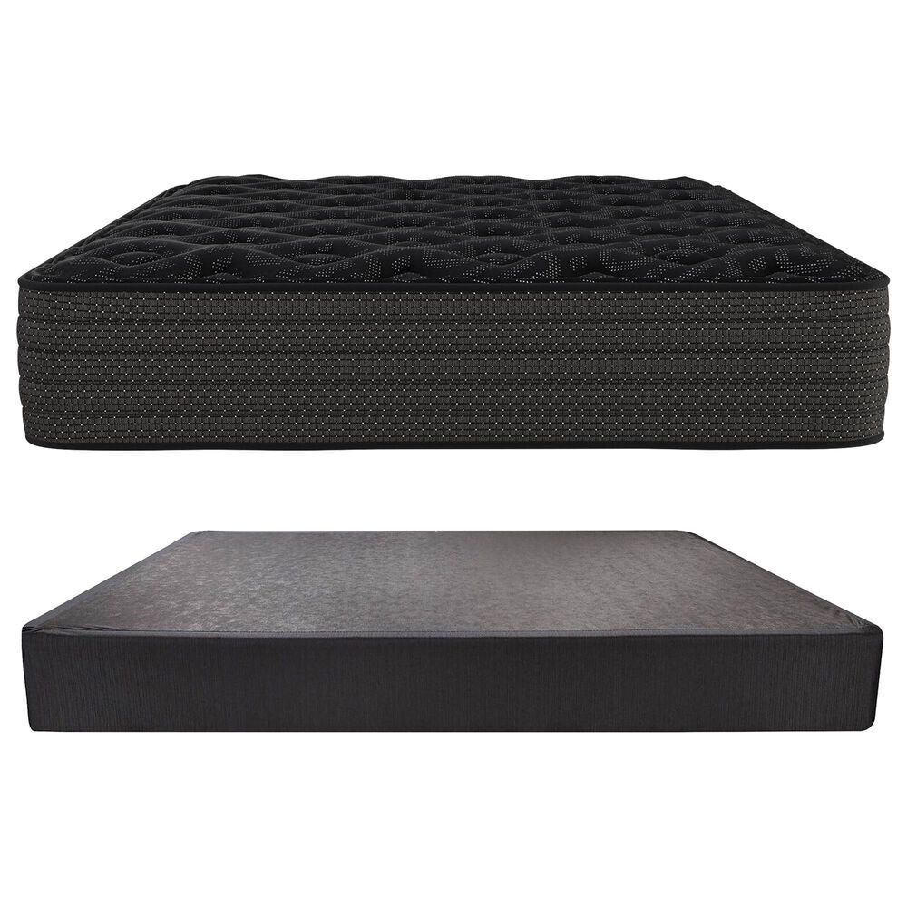 Estate Medium Twin Mattress with High Profile Box Spring, , large