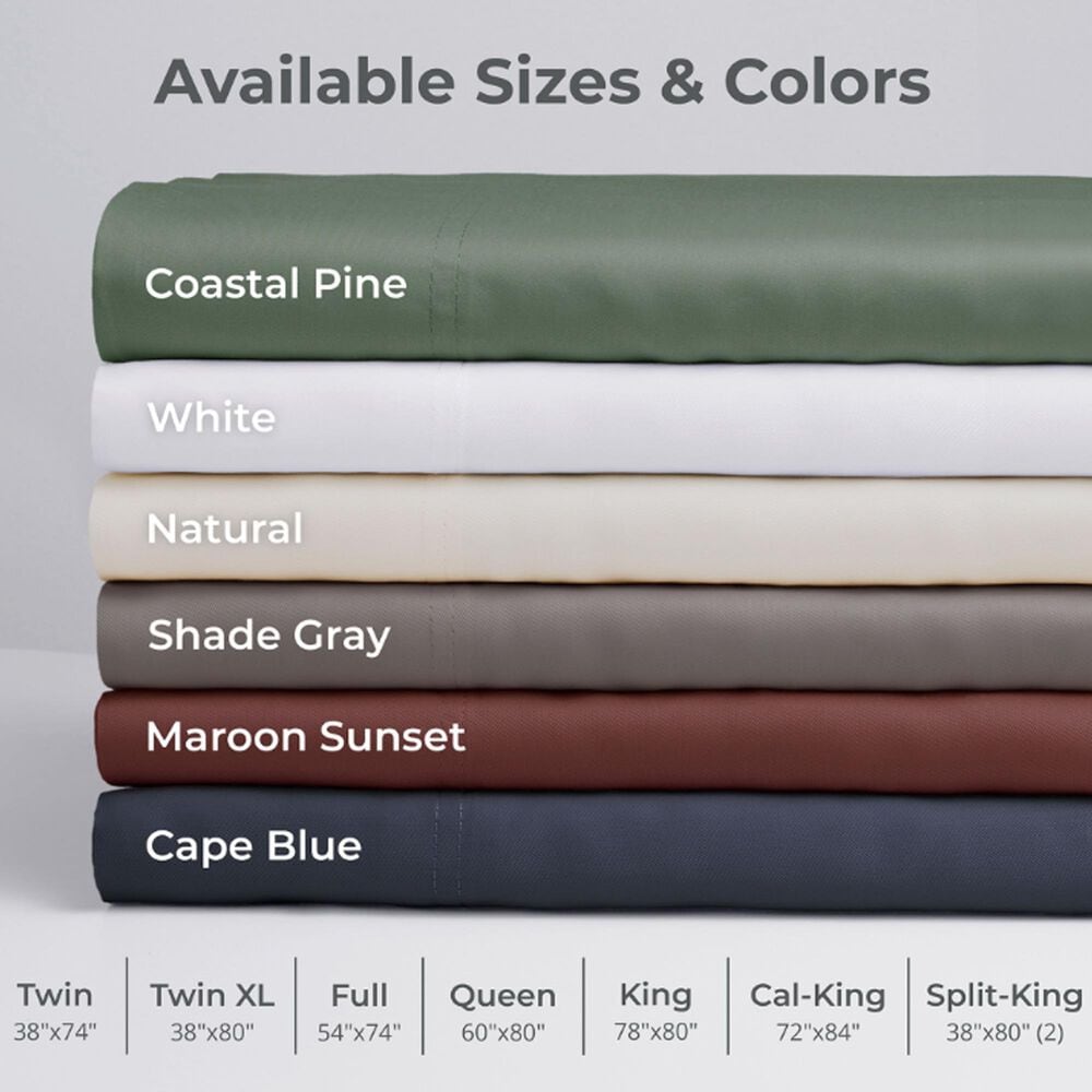 Cariloha Aloha Soft 4-Piece Queen Sheet Set in Cape Blue, , large