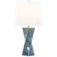 Grandview Gallery Curvo Square Table Lamp in Blue and Gold, , large