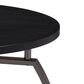 Pacific Landing Round Coffee Table in Dark Grey and Black Nickel, , large