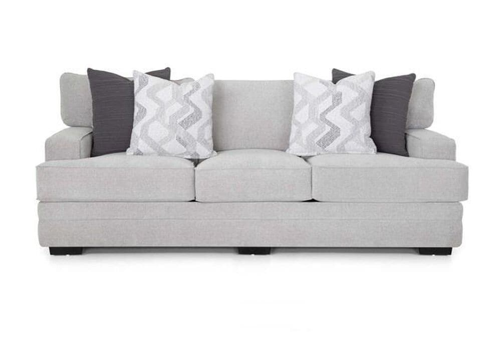 Moore Furniture Stella Stationary Sofa in Pepper, , large