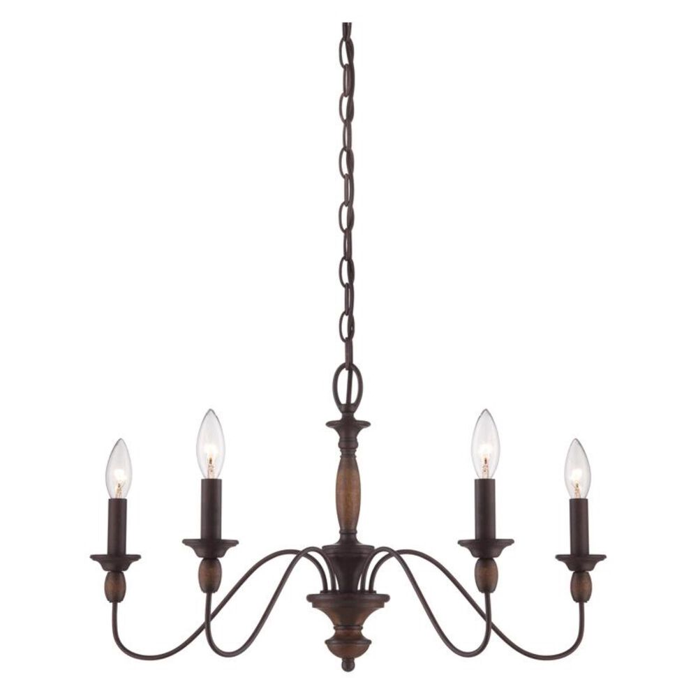 Quoizel Holbrook 5 Light Chandelier in Tuscan Brown, , large