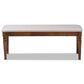 Baxton Studio Giovanni Dining Bench in Walnut Brown, , large