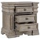 Millenium Blairhurst 5-Piece Queen Panel Bedroom Set in Light Grayish Brown with Lights and USB Ports, , large