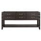 Lexora Home Norwalk 72" Double Bathroom Vanity in Brown Oak with White Carrara Marble Top and Rectangular Sinks, , large