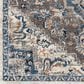 Surya Tuscany TUS-2335 Blue, Cream, Dark Blue, Gray, Dusty Coral and Light Beige 12" x 15" Area Rug, , large