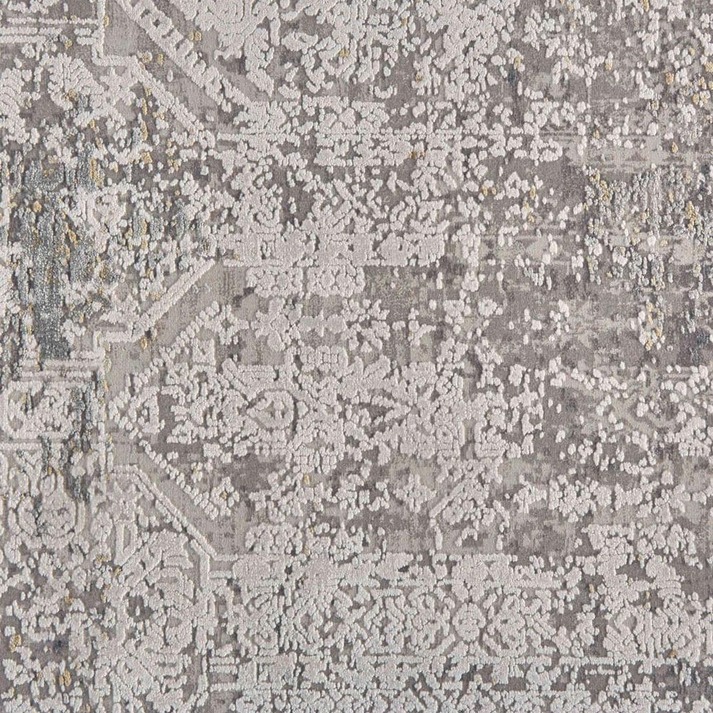 Feizy Cadiz 4&#39;10&quot; x 7&#39;10&quot; Light Gray and Ivory Area Rug, , large