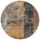 Dalyn Rug Company Nouveau NV13 8" Round Copper Indoor/Outdoor Area Rug, , large