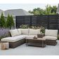 Summit Home Mendocino 7-Piece Patio Sectional in Brown, , large