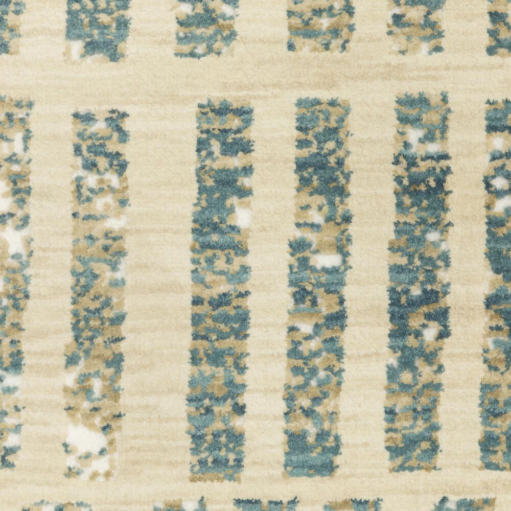 Oriental Weavers Reed RE12W 9&#39;10&quot; x 12&#39;10&quot; Ivory and Blue Area Rug, , large