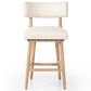 Four Hands Cardell Swivel Counter Stool in Washed Natural Parawood, , large