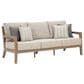 Ashley Hallow Creek Patio Sofa in Beige, , large