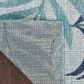 Nourison Garden Oasis Nature Blue 8" x 10" Indoor/Outdoor Area Rug, , large