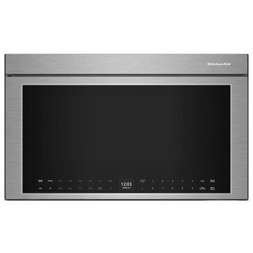 KitchenAid 1.1 Cu. Ft. Over-The-Range Microwave Oven with Flush Built-In in PrintShield Stainless Steel, , large
