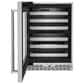 KitchenAid 24" Undercounter Wine Cellar with Left Hinge, Metal-Front Racks in Stainless Steel, , large