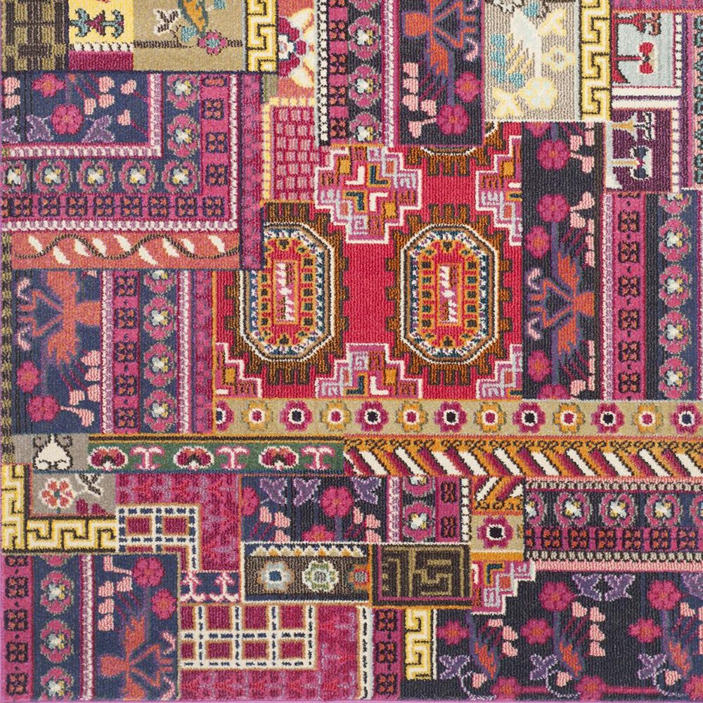 Safavieh Monaco MNC212D-5 5&#39;1&quot; x 7&#39;7&quot; Pink/Multi Area Rug, , large
