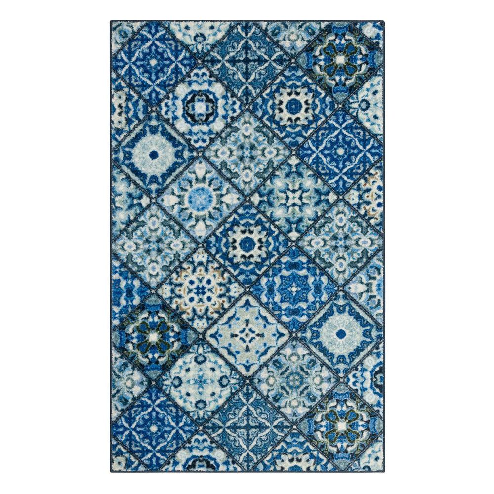 Mohawk Moroccan Navy 2" x 4" Multi Area Rug , , large