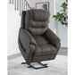 Ashley Snowfield Power Lift Recliner in Gunmetal, , large