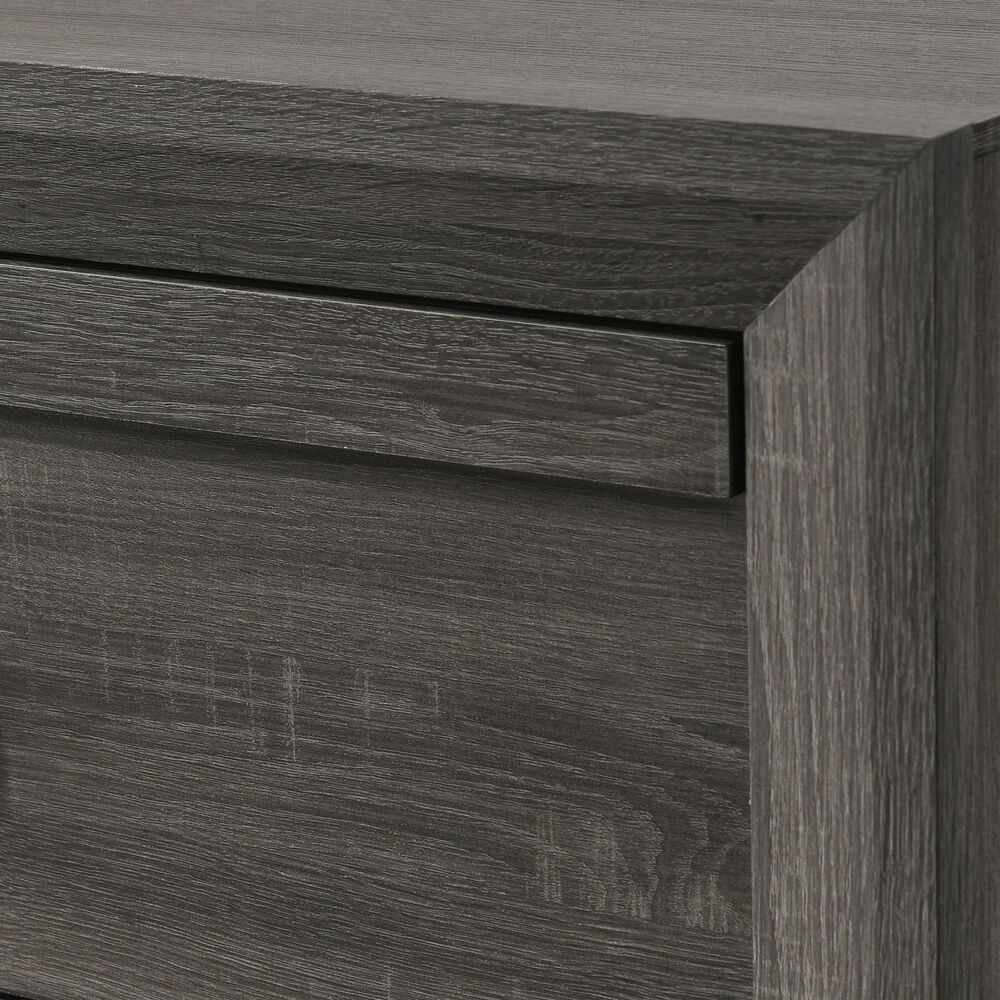 Crown Mark Valor 5-Piece Twin Bedroom Set in Gray, , large