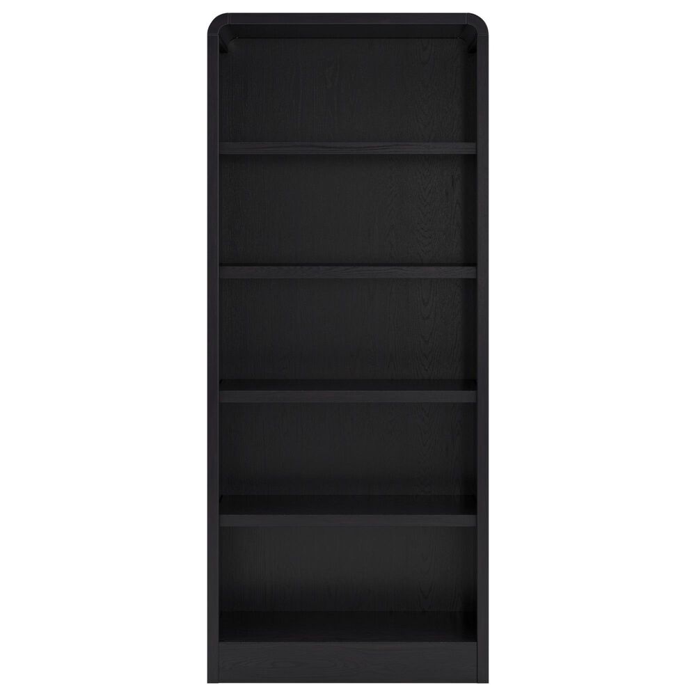 Ashley Rowanbeck 2-Piece Desk and Bookcase Set in Black, , large