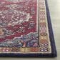 Safavieh Monaco MNC207C-222 2"2" x 22" Red/Turquoise Runner, , large