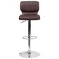 Flash Furniture Adjustable Barstool in Brown, , large