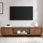 Walker Edison Arundo 70" 2-Door Reeded TV Stand in Mocha, , large