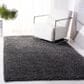 Safavieh August Shag AUG200H 4" x 6" Charcoal Area Rug, , large
