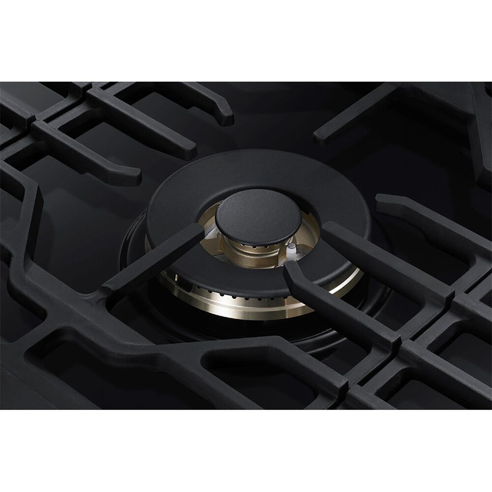 Samsung 2-Piece Kitchen Package with 30&quot; Matte Black Steel Double Wall Oven and 30&quot; Black Stainless Steel Smart Gas Cooktop, , large