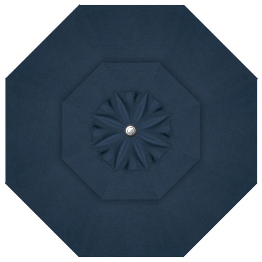 Treasure Garden 11&#39; Cantilever Umbrella with Black Base in Denim, , large