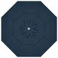 Treasure Garden 11" Cantilever Umbrella with Black Base in Denim, , large