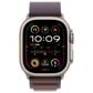 Apple Watch Ultra 2 GPS Cellular 49mm Titanium Case and Indigo Alpine Loop Band - Small with 1-Year AppleCare+, , large