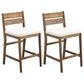 Walker Edison Patio Barstool in Dark Brown (Set of 2), , large