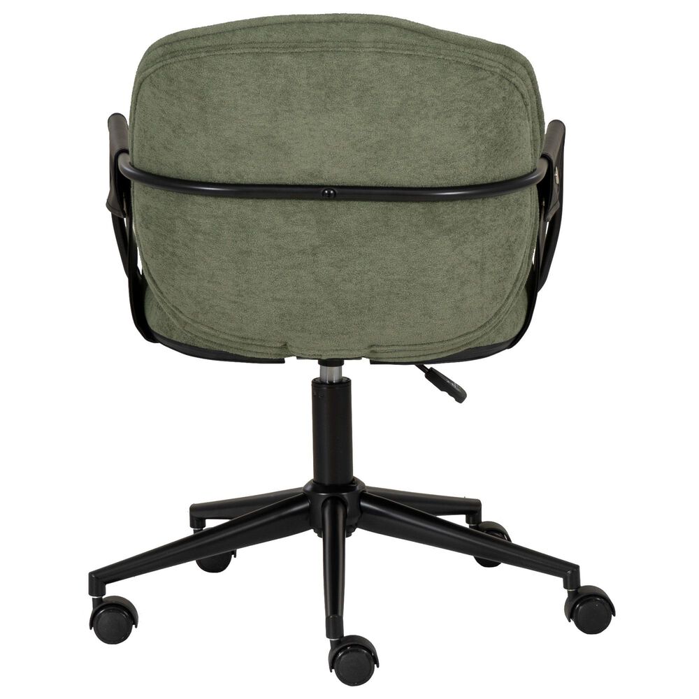 Linon Home Decor Karri Office Chair in Olive Green, , large