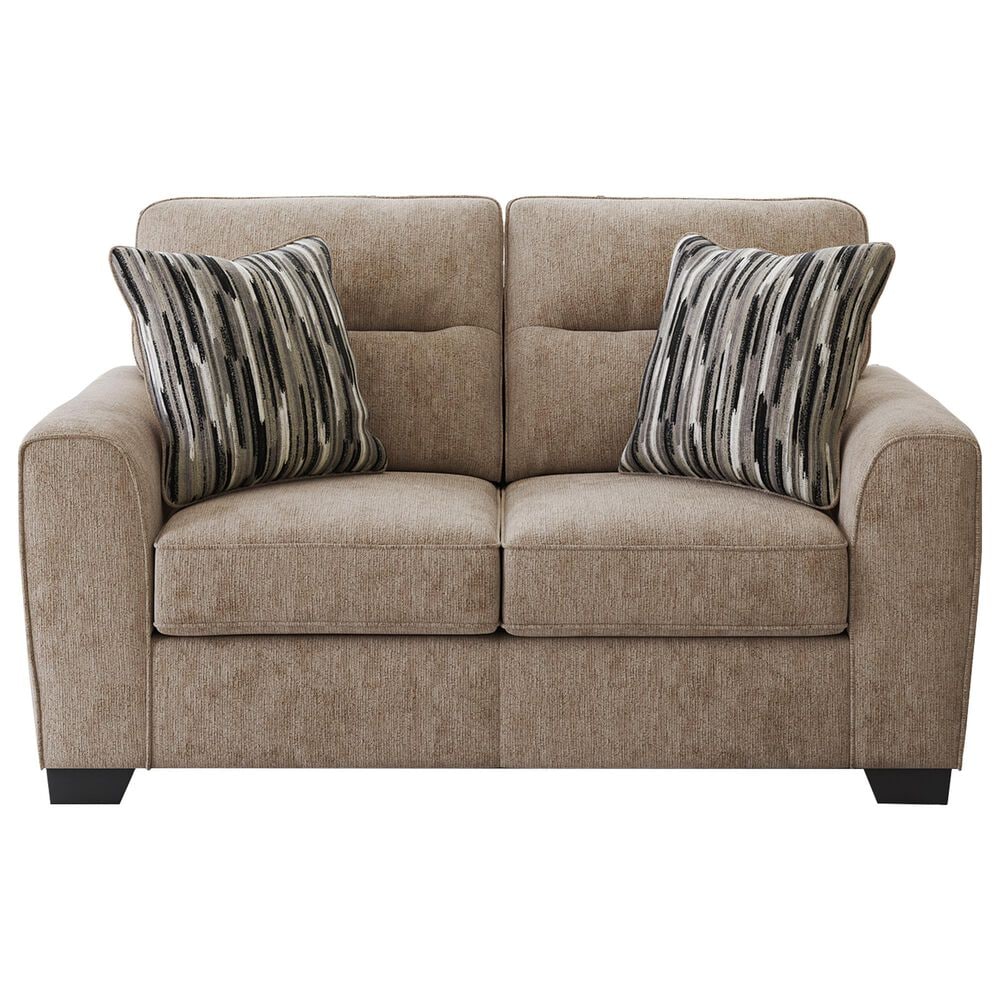 Ashley Olten Stationary Loveseat in Mocha, , large