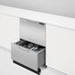 Fisher & Paykel Built-In 24 Inch Full Console Double DishDrawer with Full Flex Racking In Stainless Steel, , large