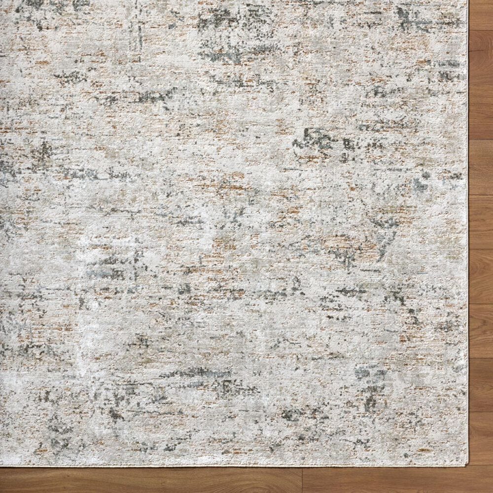 Surya Brunswick Cream, Light Gray, Medium Brown, Light Brown, Charcoal and Mustard 2&#39;7&quot; x 7&#39;3&quot; Runner, , large