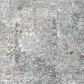 Surya Dresden DRE-2319 Medium Gray, Gray, White, Light Slate, Mustard and Rust 7"10" Round Area Rug, , large