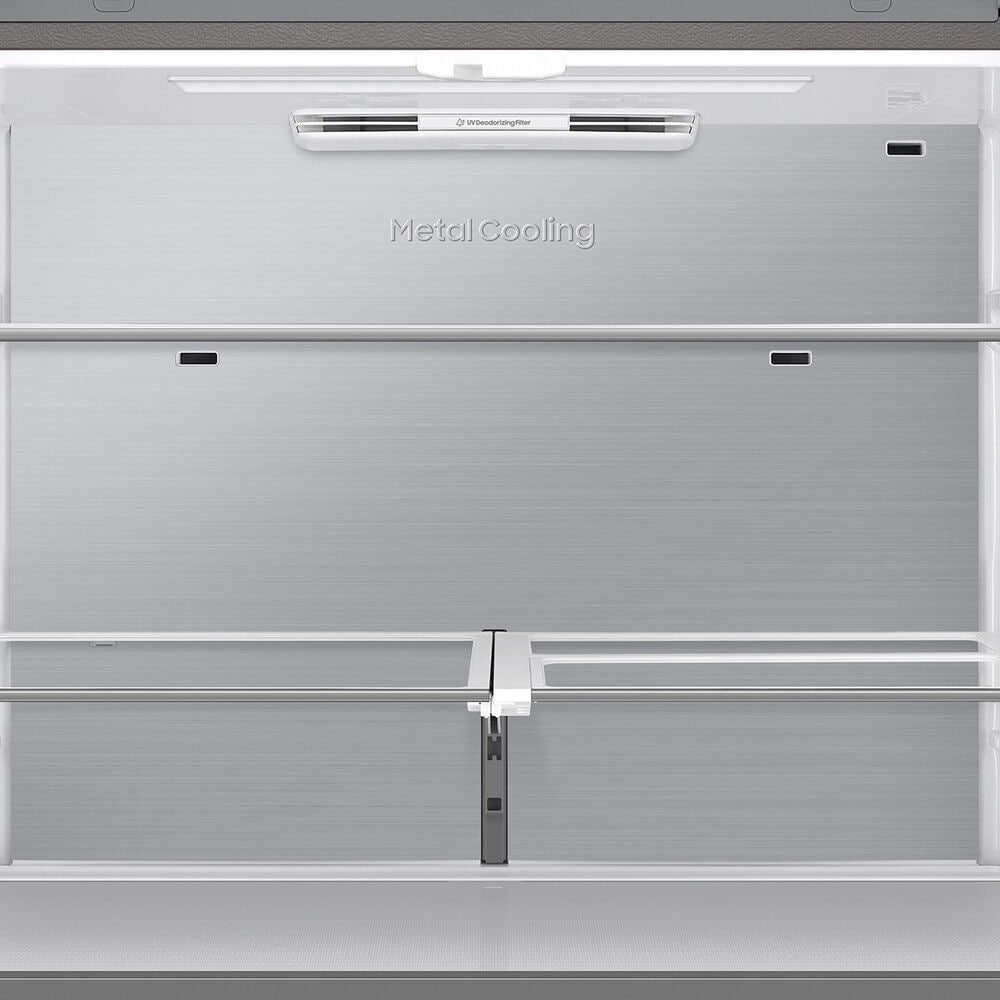 Samsung Bespoke 28.6 Cu. Ft. Bespoke 4-Door Flex French Door Refrigerator with Auto Open Door in White Glass, , large