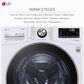 LG 5.0 Cu. Ft. Front Load Washer with TurboWash 360 in White, , large