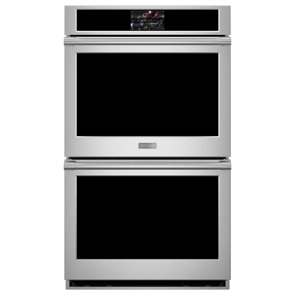 Monogram 30" Smart Electric Convection Double Wall Oven Statement - Stainless Steel, , large