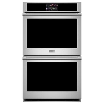 Monogram 30" Smart Electric Convection Double Wall Oven Statement - Stainless Steel, , large