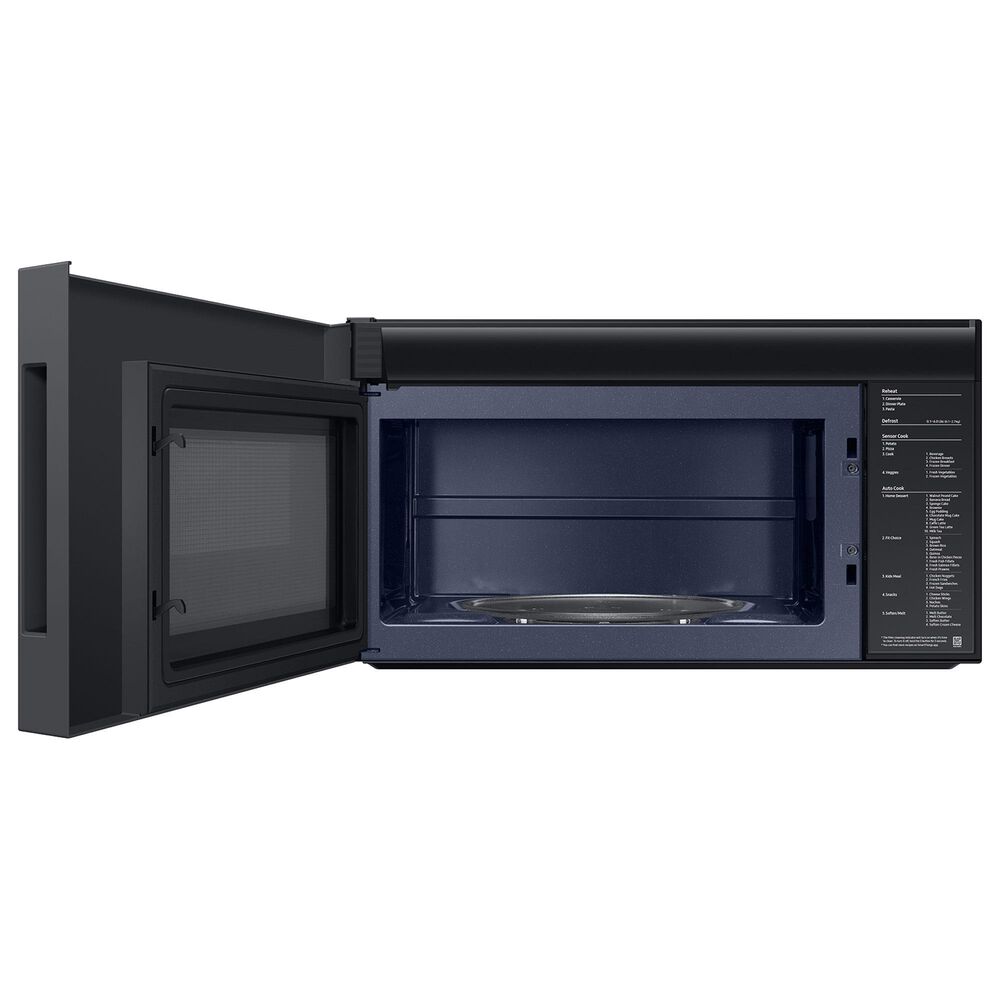 Samsung Bespoke Bespoke 2.1 Cu. Ft. Smart Over-The-Range Microwave with Glass-Touch Controls and LCD Display in Fingerprint Resistant Stainless Steel, , large