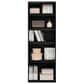HOMLUX Enhanced Home 5-Tier Shelf Bookcase in Blackwood, , large