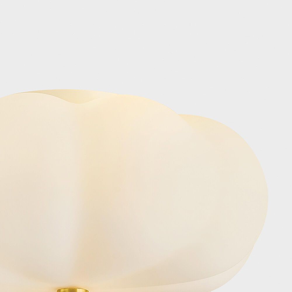 Mitzi Lighting Demille 3-Light Flush Mount in Aged Brass, , large