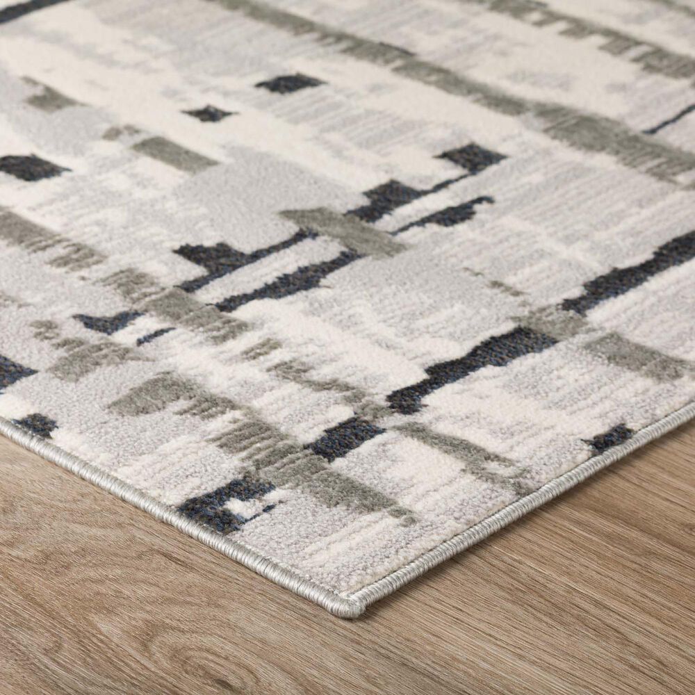 Dalyn Rug Company Karma KM4 5&#39;1&quot; x 7&#39;5&quot; Grey Area Rug, , large