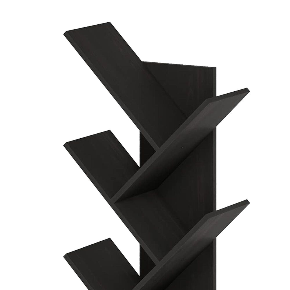 HOMLUX 9-Tier Shelf Tree Bookcase in Espresso, , large