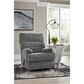 Signature Design by Ashley Man Fort Manual Rocker Recliner in Graphite, , large